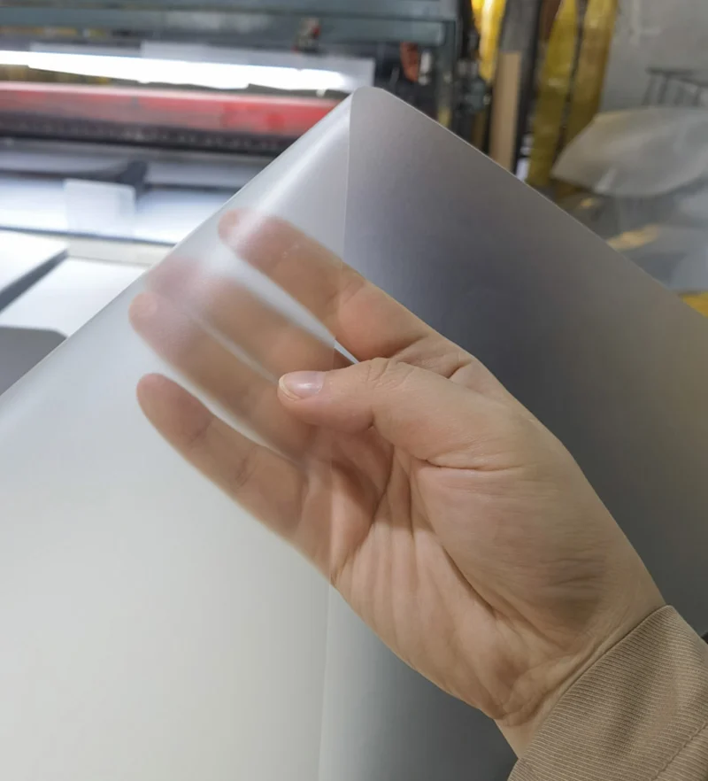 Frosted PVC Sheet/Roll - Fine Sand